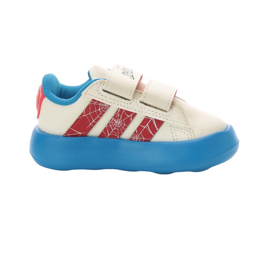 adidas Grand Court Spıder-Man Cf I Bebek Spor Ayakkabı Beyaz adidas Grand Court Spıder-Man Cf I Bebek Spor Ayakkabı Beyaz