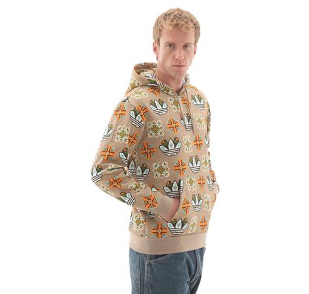 adidas Graphıc Lo Hd Erkek Sweatshirt Krem