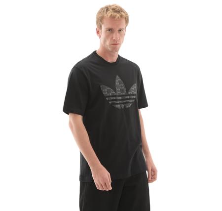 adidas Graphıc Lo Ss T Erkek T-Shirt Siyah