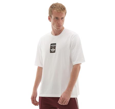 adidas Graphıc Os Ss T Erkek T-Shirt Beyaz