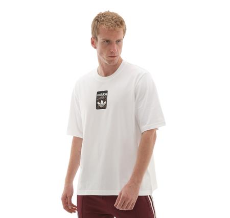 adidas Graphıc Os Ss T Erkek T-Shirt Beyaz