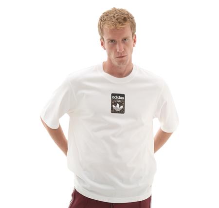 adidas Graphıc Os Ss T Erkek T-Shirt Beyaz