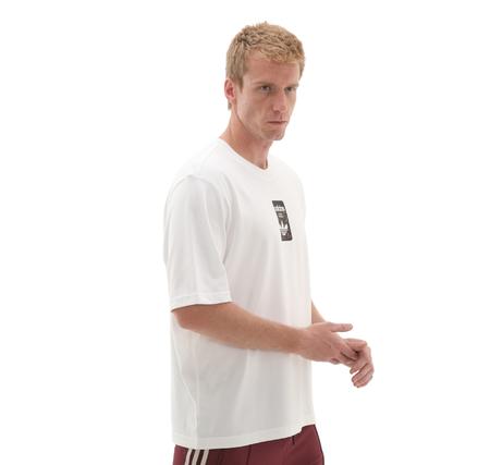 adidas Graphıc Os Ss T Erkek T-Shirt Beyaz