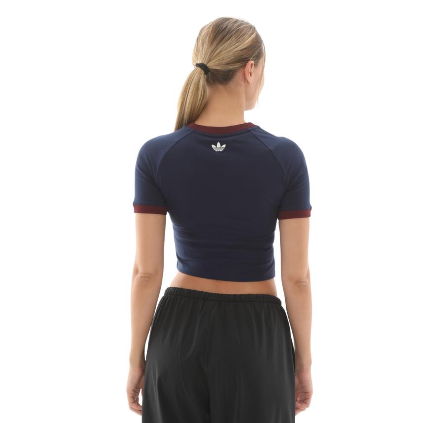 adidas Grfx Tee Kadın T-Shirt Mavi adidas Grfx Tee Kadın T-Shirt Mavi