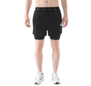 adidas Gym+ 2In1 Short Erkek Şort Ve Kapri Siyah