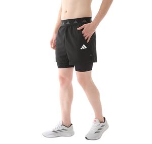 adidas Gym+ 2In1 Short Erkek Şort Ve Kapri Siyah