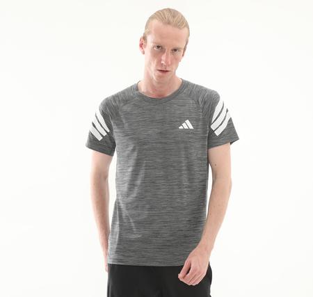 adidas Gym+ 3S Tee Erkek T-Shirt Gri