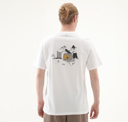 adidas Hj Trash Tee Erkek T-Shirt Beyaz