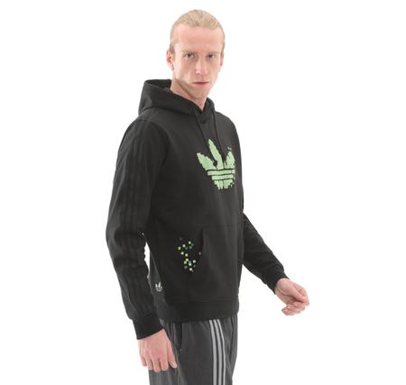 adidas Hoodıe Erkek Sweatshirt Siyah