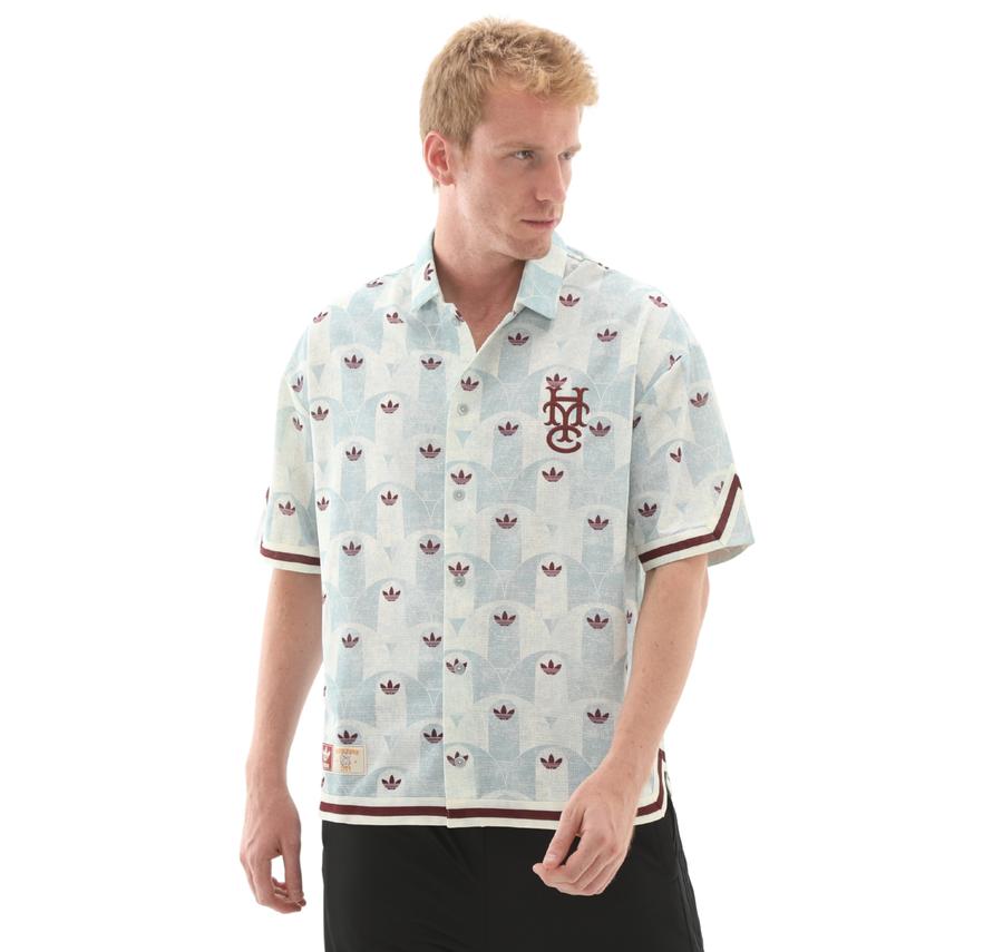 adidas Hoop York City Erkek Gömlek Turkuaz adidas Hoop York City Erkek Gömlek Turkuaz