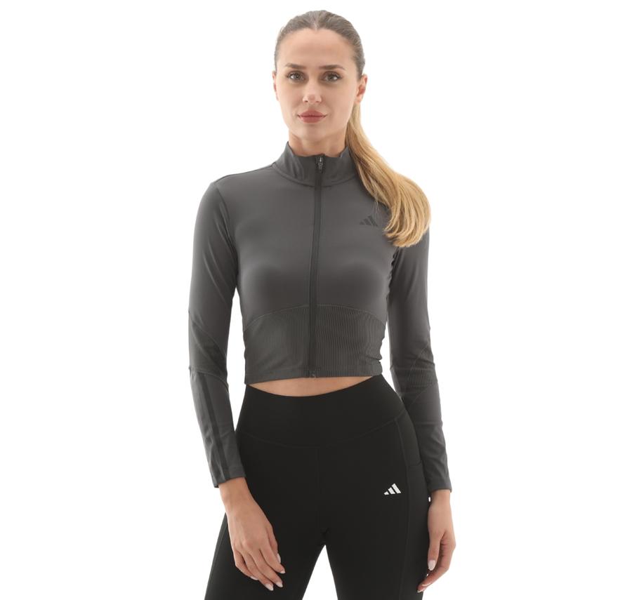 adidas Hyg Rıb Track J Kadın Ceket Siyah adidas Hyg Rıb Track J Kadın Ceket Siyah