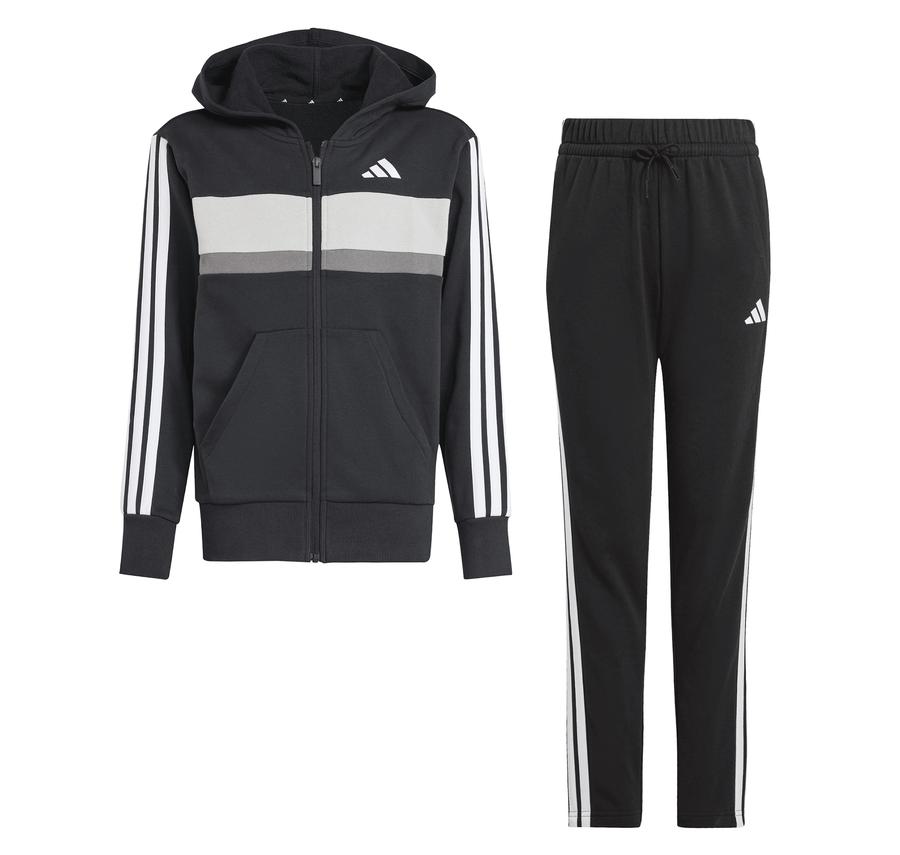 adidas J 3S Tıb Fl Ts Çocuk Eşofman Takımı Siyah adidas J 3S Tıb Fl Ts Çocuk Eşofman Takımı Siyah