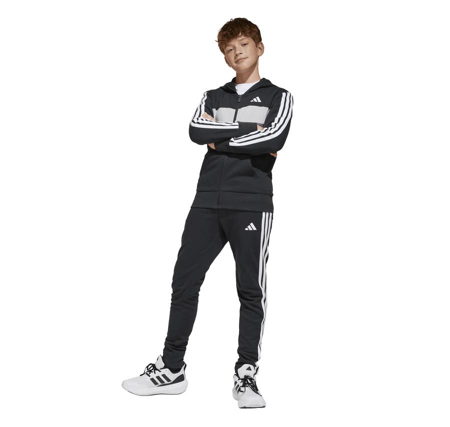 adidas J 3S Tıb Fl Ts Çocuk Eşofman Takımı Siyah adidas J 3S Tıb Fl Ts Çocuk Eşofman Takımı Siyah