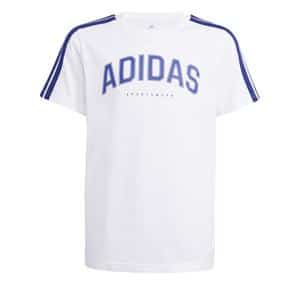 adidas J C Colleg Tee Çocuk T-Shirt Beyaz