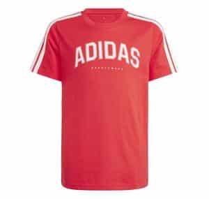 adidas J C Colleg Tee Çocuk T-Shirt Kırmızı