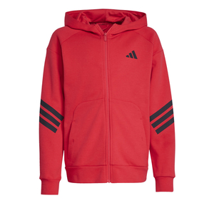 adidas J Fı 3S Fz Hd Çocuk Sweatshirt Kırmızı