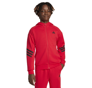 adidas J Fı 3S Fz Hd Çocuk Sweatshirt Kırmızı