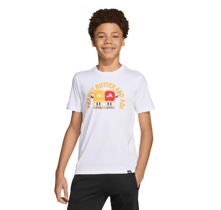 adidas J Food T Çocuk T-Shirt Beyaz adidas J Food T Çocuk T-Shirt Beyaz