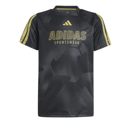 adidas J Hot Cof Tee Çocuk T-Shirt Siyah