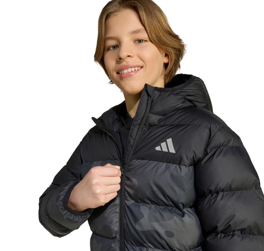 adidas J Sd Aop Jkt Çocuk Mont Siyah adidas J Sd Aop Jkt Çocuk Mont Siyah