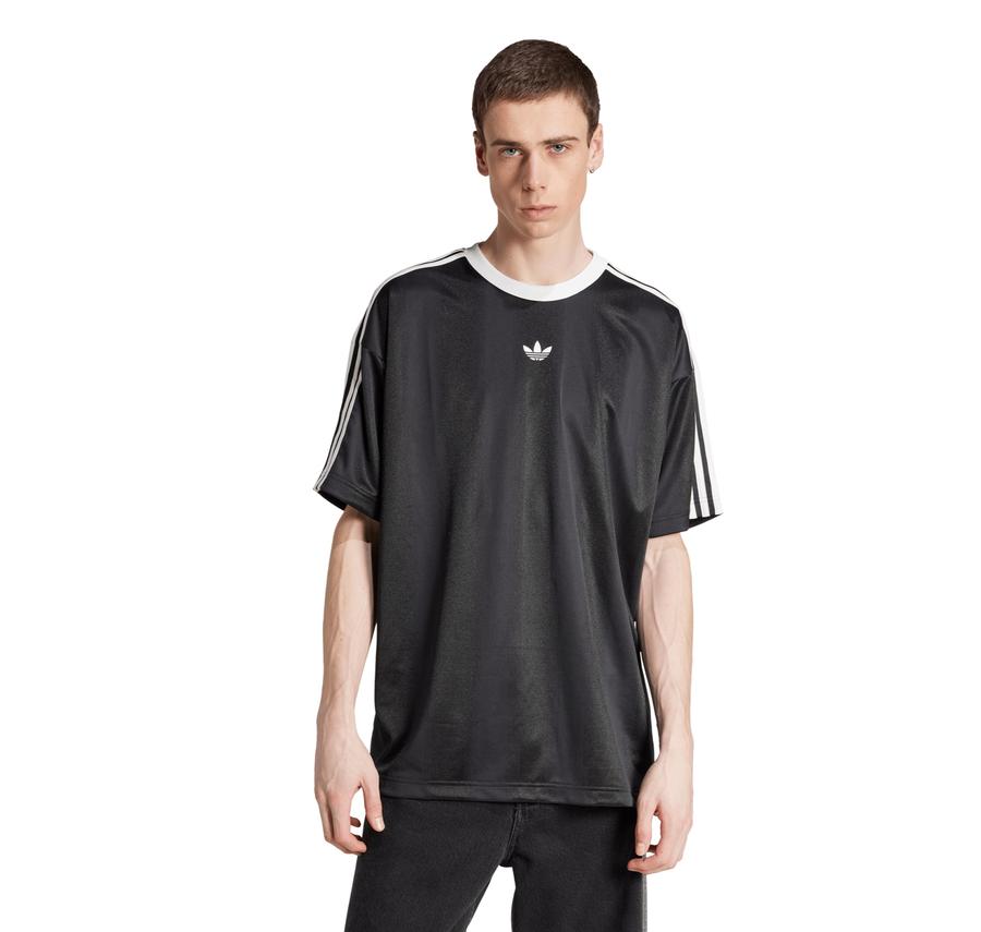 adidas Jacquard Jersey Erkek T-Shirt Siyah adidas Jacquard Jersey Erkek T-Shirt Siyah