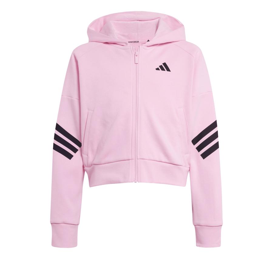 adidas Jg Fı 3S Fz Çocuk Ceket Pembe adidas Jg Fı 3S Fz Çocuk Ceket Pembe