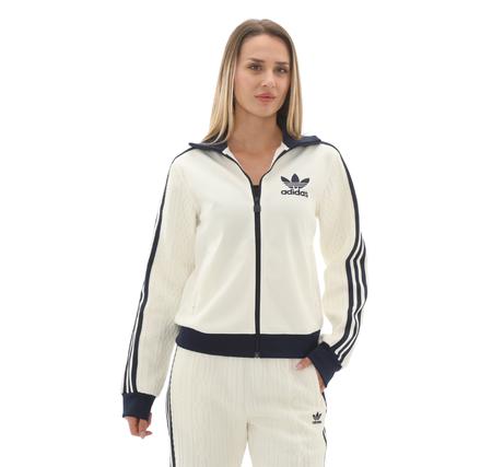 adidas Knıt Tt Og Kadın Ceket Beyaz adidas Knıt Tt Og Kadın Ceket Beyaz