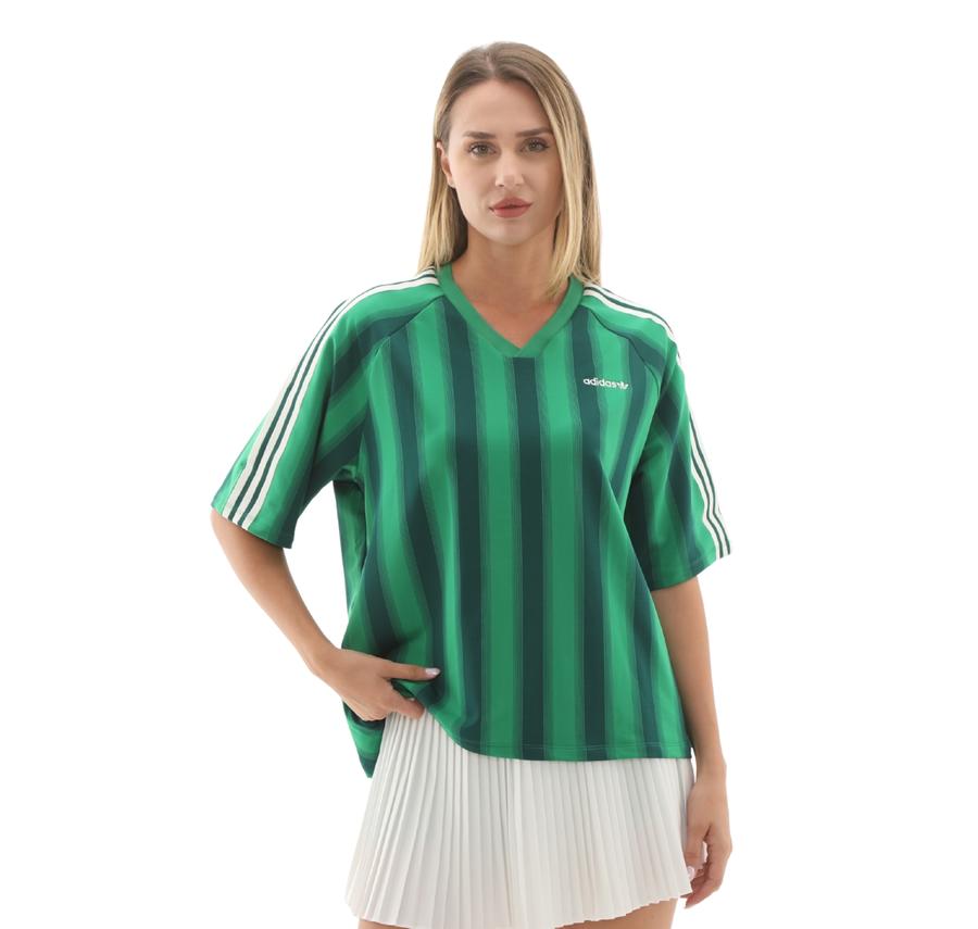 adidas Lınear Tee Kadın T-Shirt Yeşil adidas Lınear Tee Kadın T-Shirt Yeşil