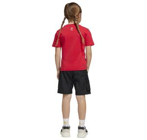 adidas Lk Dy Mm T Set Çocuk T-Shirt Kırmızı