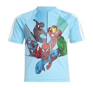 adidas X Marvel Spider-Man Çocuk T-Shirt Açık Mavi