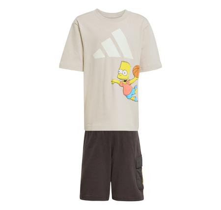 adidas Lk Sım T Set Çocuk T-Shirt Gri