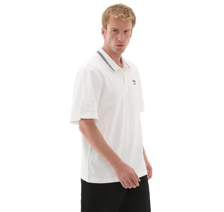 adidas Loose Polo Erkek T-Shirt Beyaz adidas Loose Polo Erkek T-Shirt Beyaz