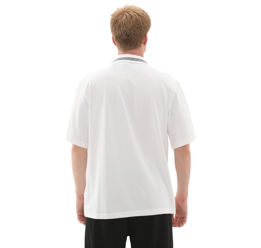 adidas Loose Polo Erkek T-Shirt Beyaz adidas Loose Polo Erkek T-Shirt Beyaz