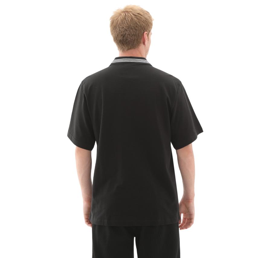 adidas Loose Polo Erkek T-Shirt Siyah adidas Loose Polo Erkek T-Shirt Siyah