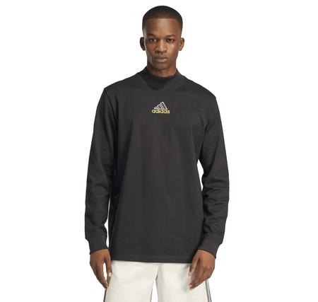 adidas Ls Mock Neck Q1 Erkek Sweatshirt Siyah