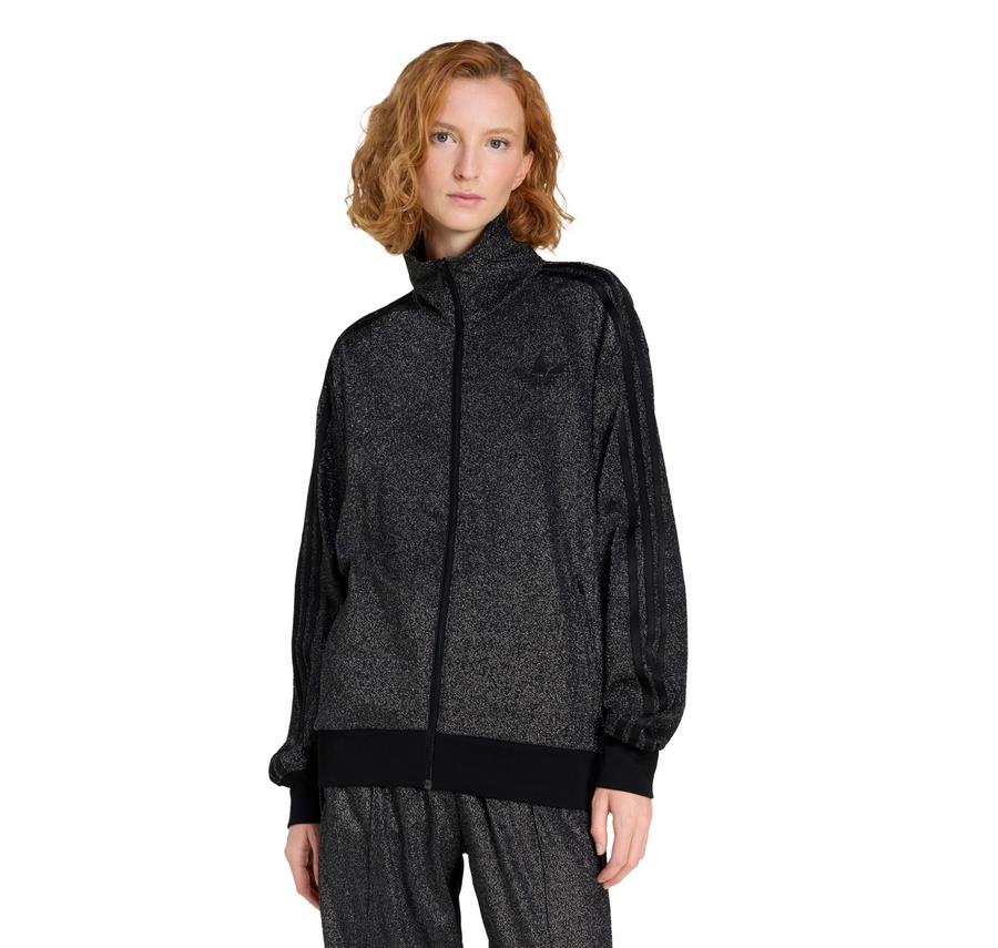 adidas Lurex Fb Tt Kadın Ceket Siyah adidas Lurex Fb Tt Kadın Ceket Siyah