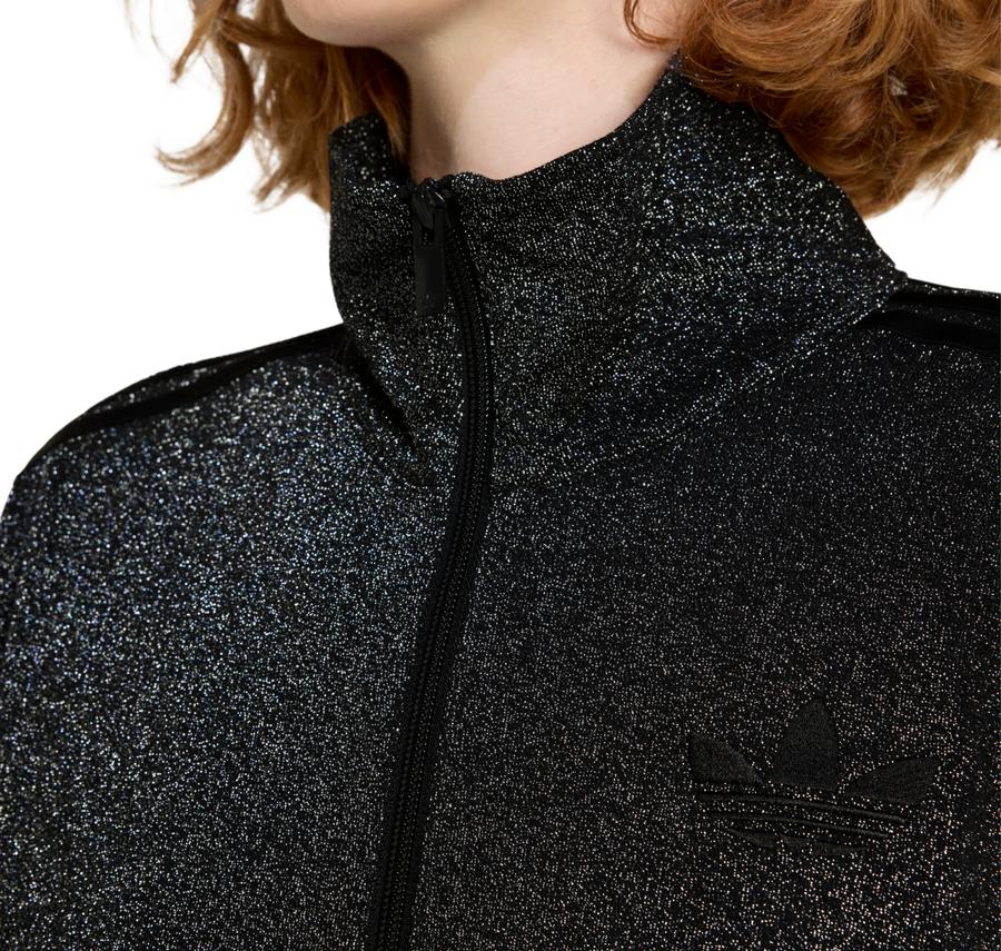 adidas Lurex Fb Tt Kadın Ceket Siyah adidas Lurex Fb Tt Kadın Ceket Siyah