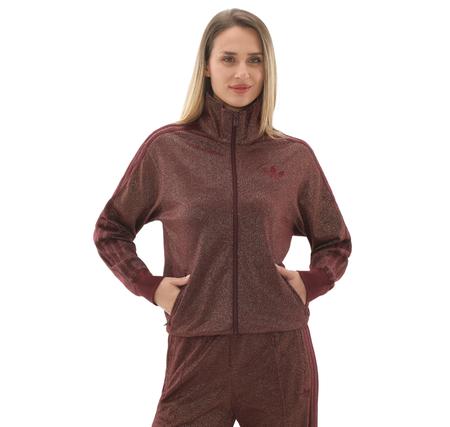 adidas Lurex Fb Tt Kadın Ceket Bordo adidas Lurex Fb Tt Kadın Ceket Bordo