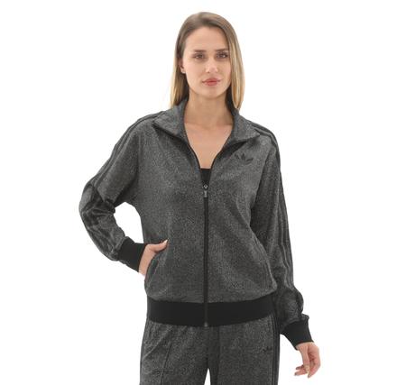 adidas Lurex Fb Tt Kadın Ceket Siyah adidas Lurex Fb Tt Kadın Ceket Siyah
