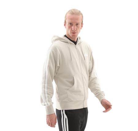 adidas M 3S Ft Fz Hd Erkek Ceket Beyaz