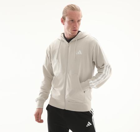 adidas M 3S Ft Fz Hd Erkek Ceket Beyaz