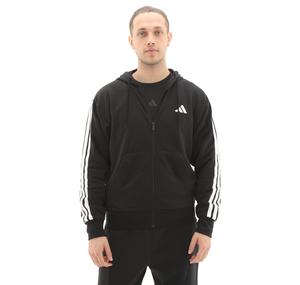 adidas M 3S Ft Fz Hd Erkek Ceket Siyah
