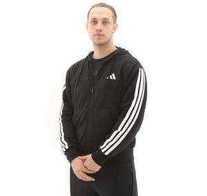 adidas M 3S Ft Fz Hd Erkek Ceket Siyah
