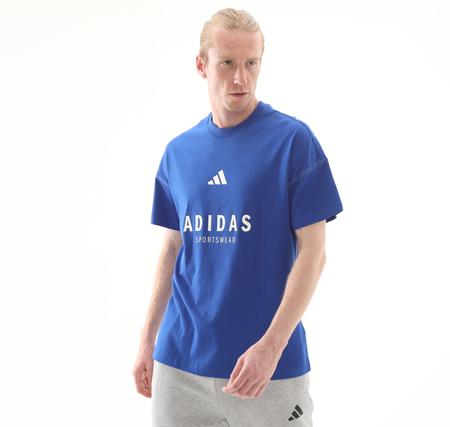 adidas M A Szn G T Erkek T-Shirt Mavi
