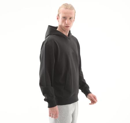 adidas M A Szn L Hd Erkek Sweatshirt Siyah