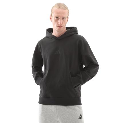 adidas M A Szn L Hd Erkek Sweatshirt Siyah
