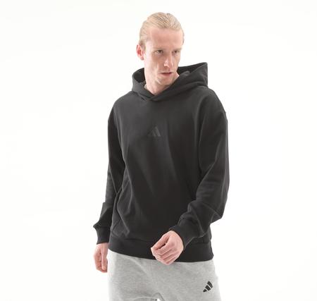 adidas M A Szn L Hd Erkek Sweatshirt Siyah