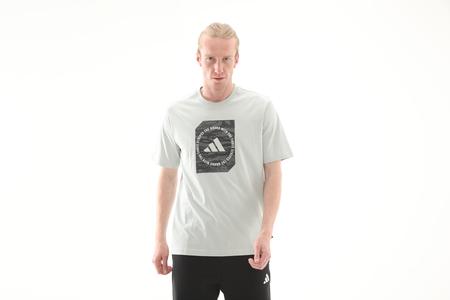 adidas M C Camo Box T Erkek T-Shirt Gri