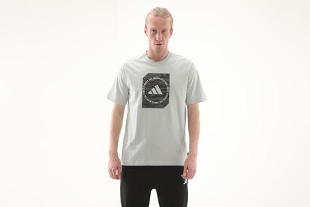 adidas M C Camo Box T Erkek T-Shirt Gri