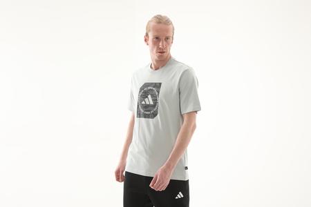 adidas M C Camo Box T Erkek T-Shirt Gri